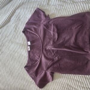 Purple Short Sleeve Top